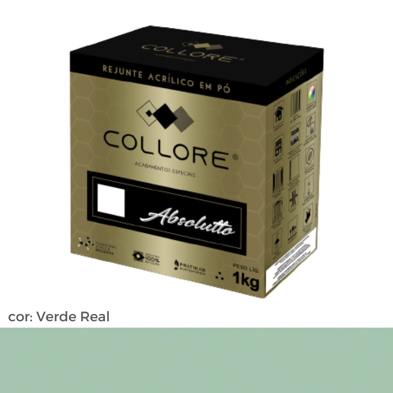 Rejunte Acrílico Pratiko Absoluto - Verde Real