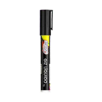 Giz Liquido P/quadro E Vidro Brw Preto