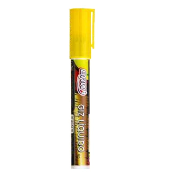 Giz Liquido P/quadro E Vidro Brw Ouro