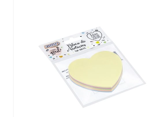 Anote Cole Smart Love 70x70mm Coracao Brw
