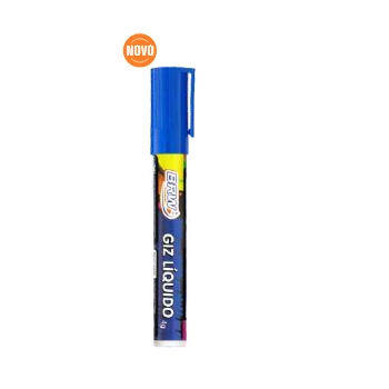 Giz Liquido P/quadro E Vidro Brw Azul Royal