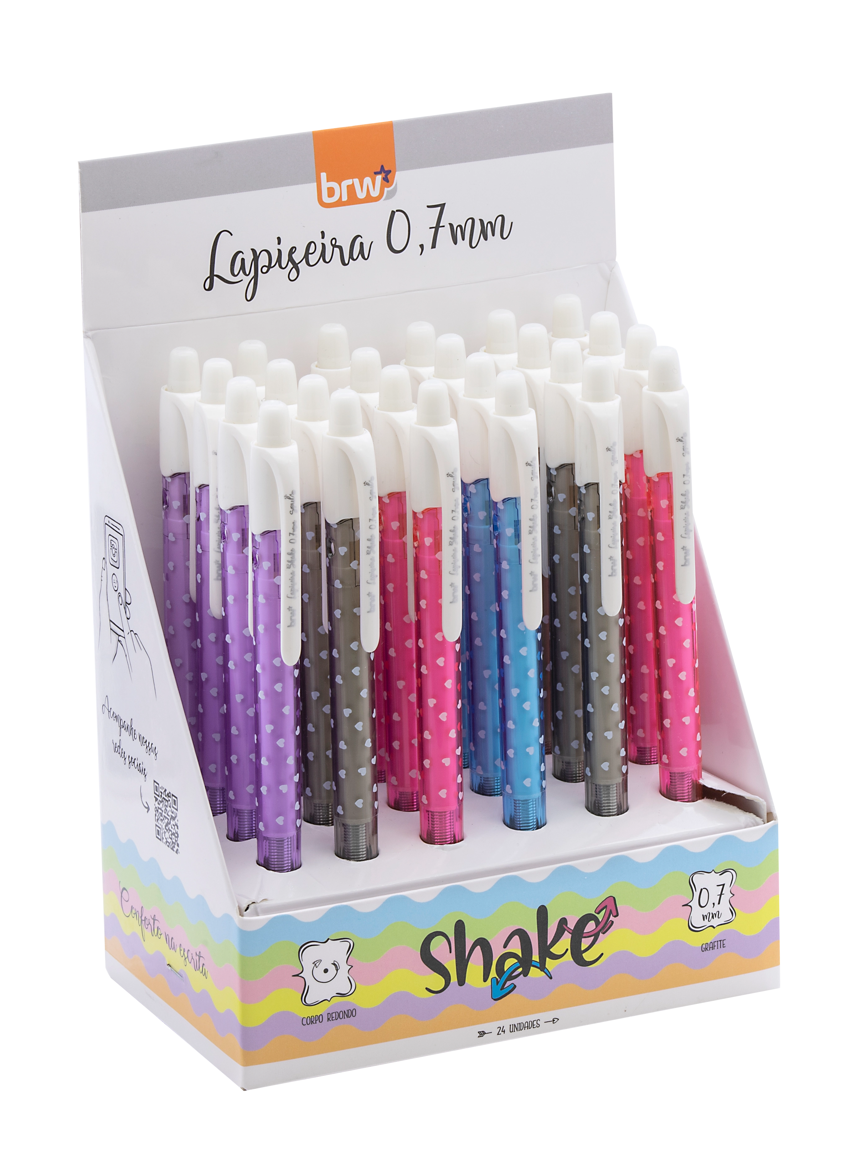 Lapiseira Plastica Shake Colecao 07mm Lp