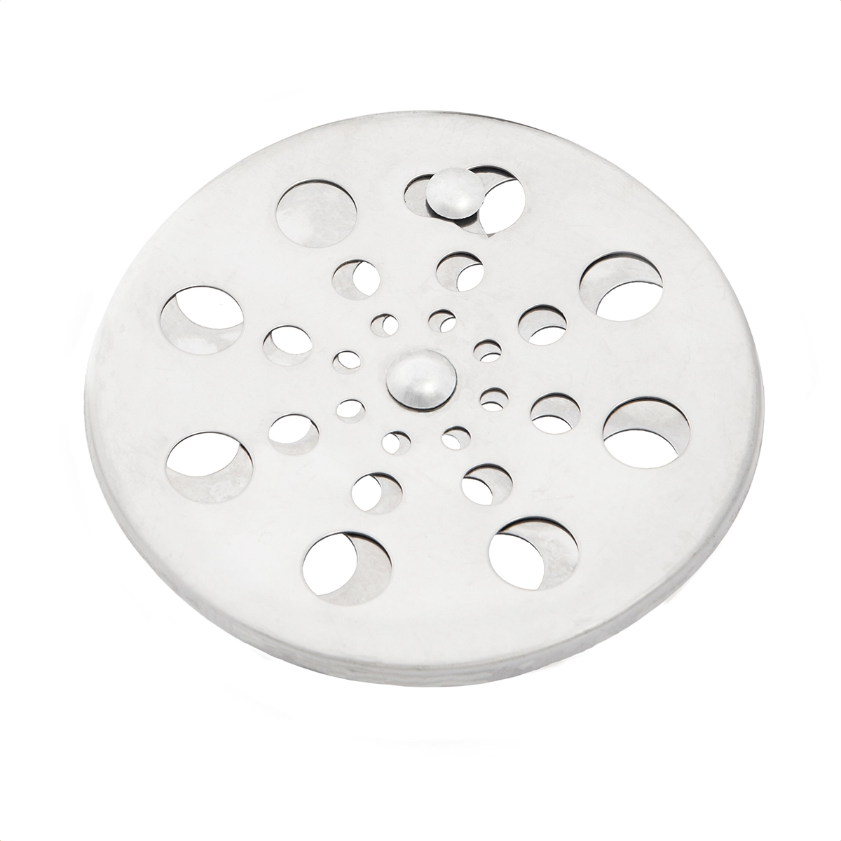 Grelha De Inox Para Banheiro Redondo 10x10