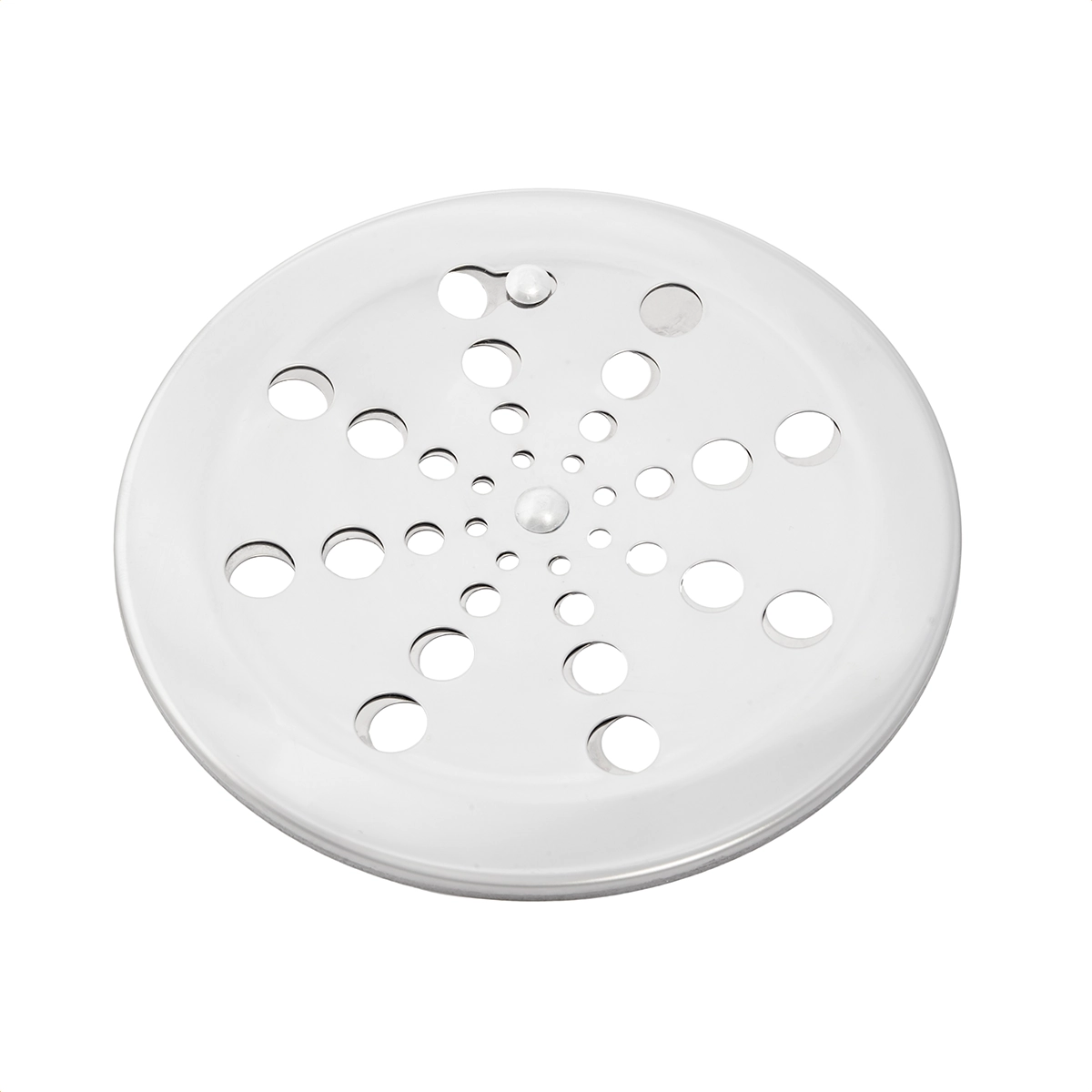 Grelha De Inox Para Banheiro Redondo 15x15