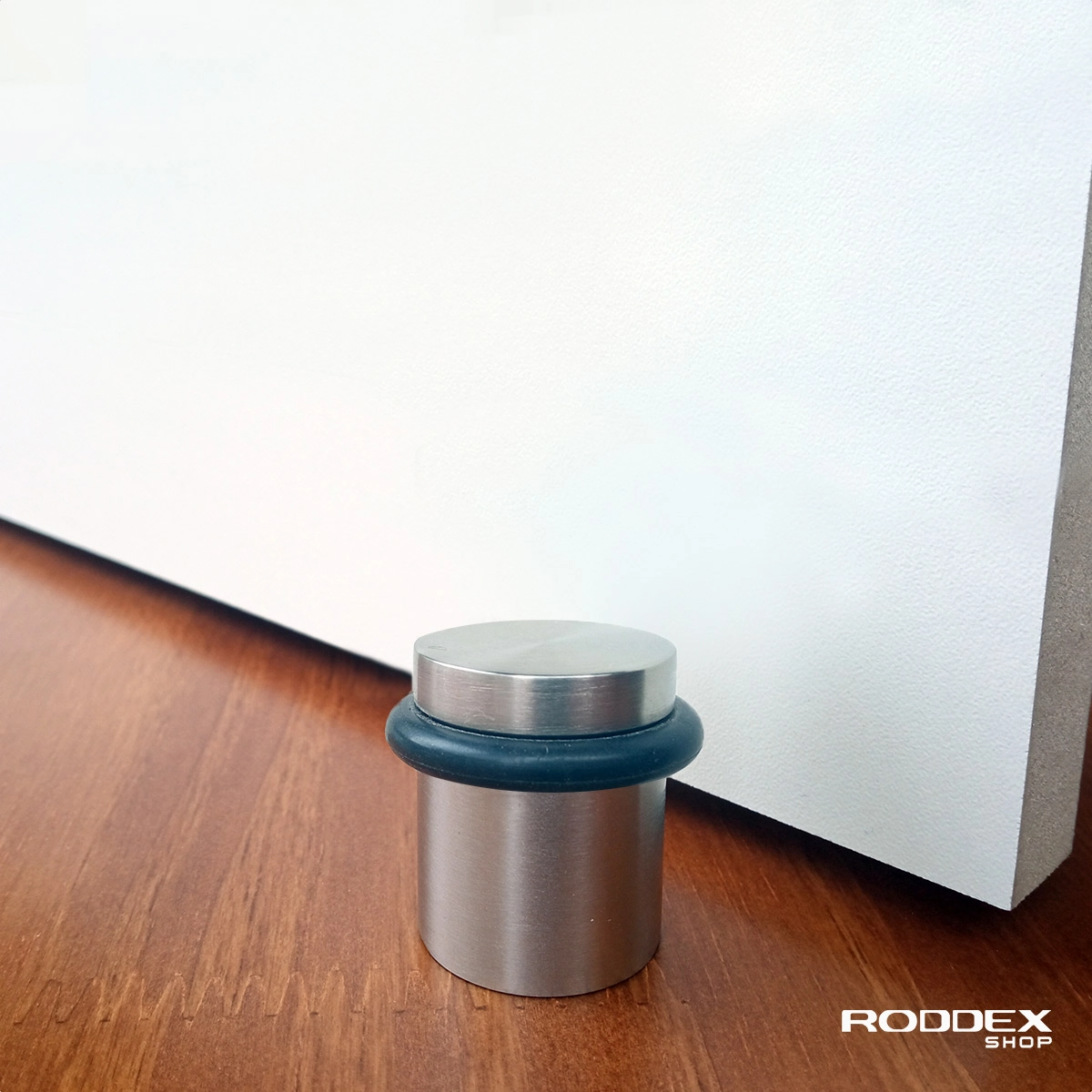 Kit 2 Batedor Amortecedor De Porta Inox Padrão Hotel 3cm