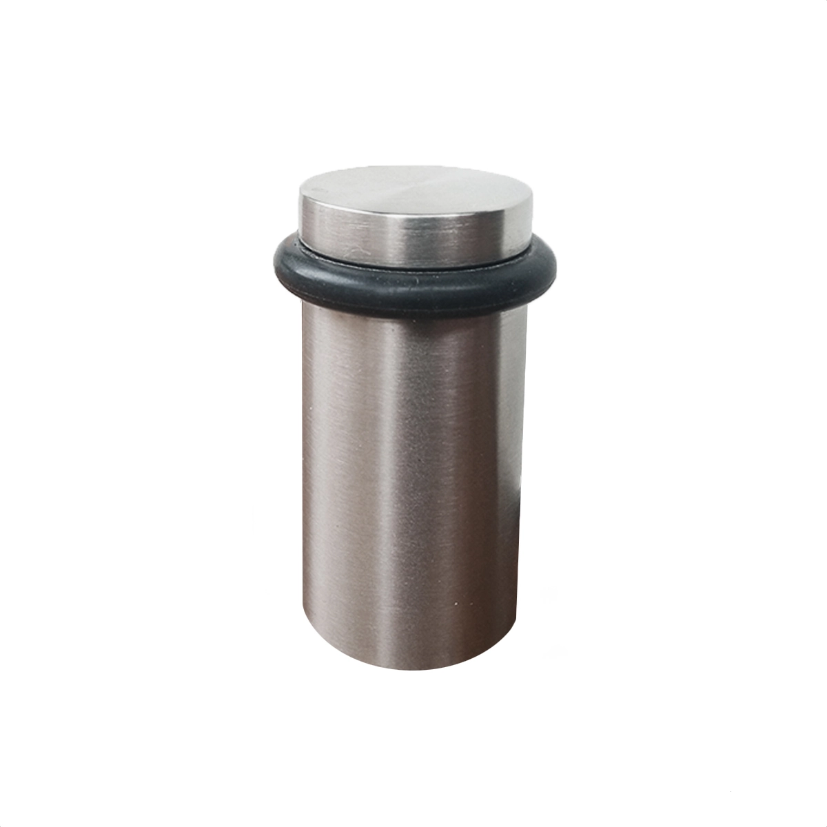 Batedor Amortecedor De Porta Inox Padrão Hotel 5cm Kit 2un