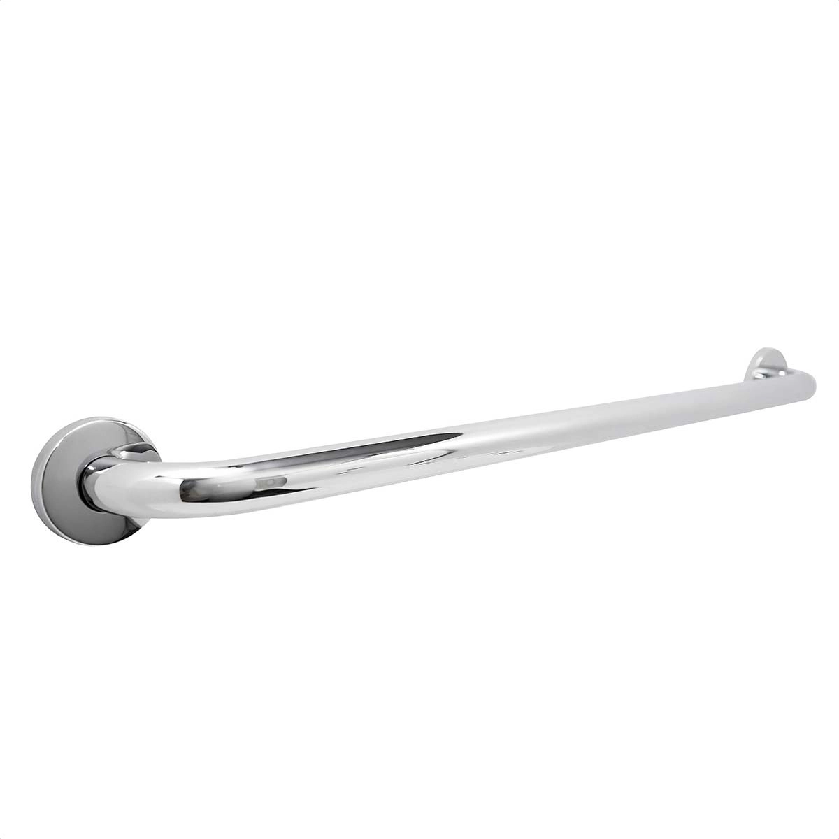 Barra De Apoio 80cm Para Idoso E Deficiente Inox Polido