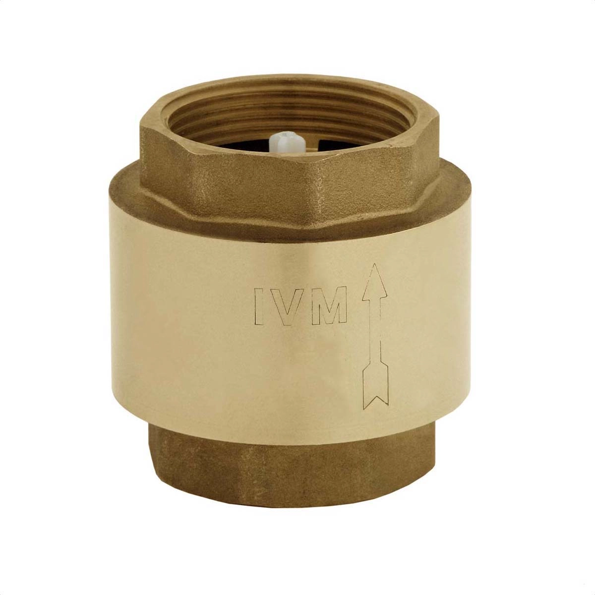 Válvula De Retenção Vertical/horizontal 1.1/4 Ivm Italy Latão Forjado