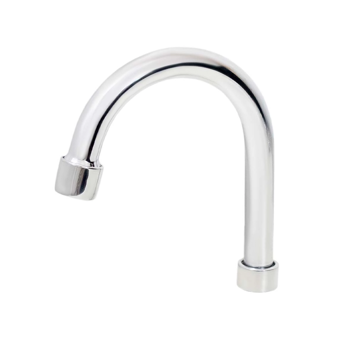Tubo Bica Móvel Inox Cromado 1/2 Para Torneira Com Arejador Fixo