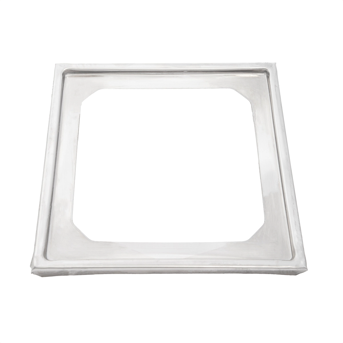 Porta Grelha Caixilho Quadrado 15x15 Em Inox