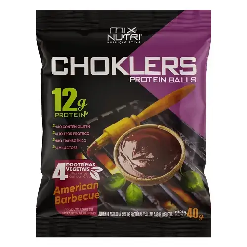Snack Proteico Choklers American Barbecue 40g