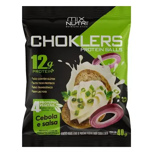 Snack Proteico Choklers Cebola E Salsa 40g