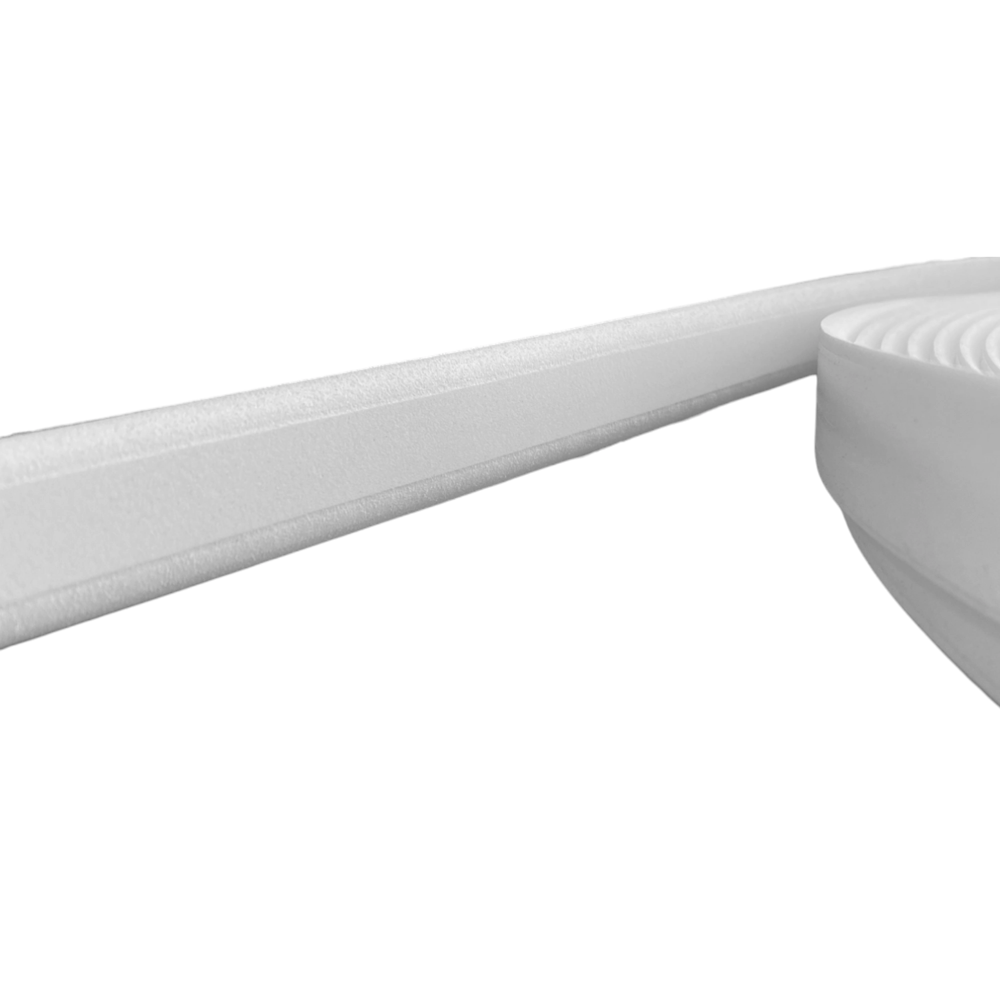 Boiserie Moldura Rodameio De Eva Adesivo E Flexível *saturno 2,5cmx 5mm 5 Metros* Branco