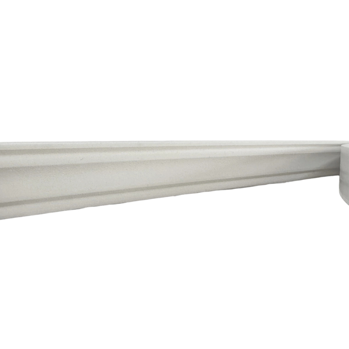 Boiserie Moldura Rodameio De Eva Adesivo E Flexível *terra 2,5cmx 8mm 25 Metros* Branco