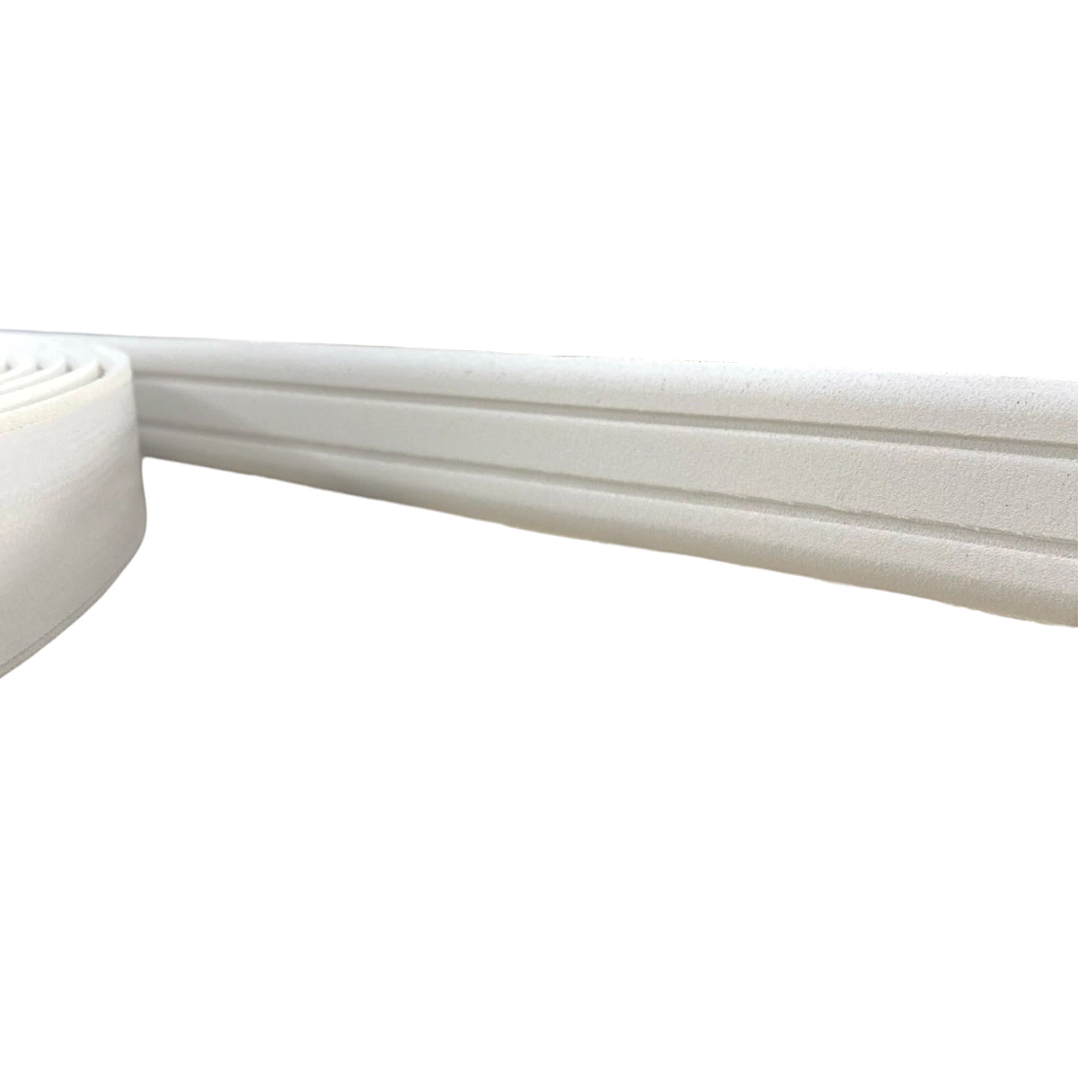 Boiserie Moldura Rodameio De Eva Adesivo E Flexível *orion 2,5cmx 5mm 15 Metros* Branco