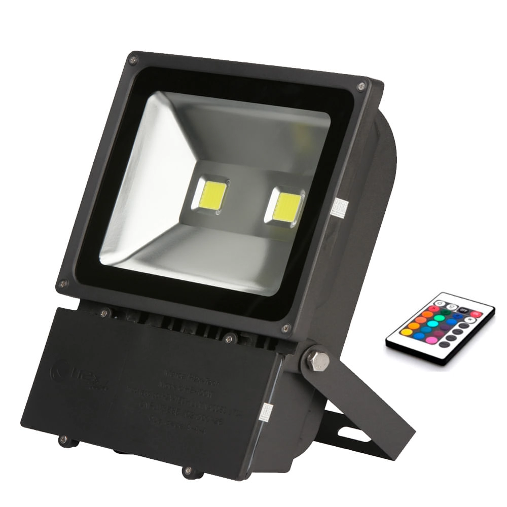 Refletor Led Rgb 100w Real C/ Memória Na Rede Rgb