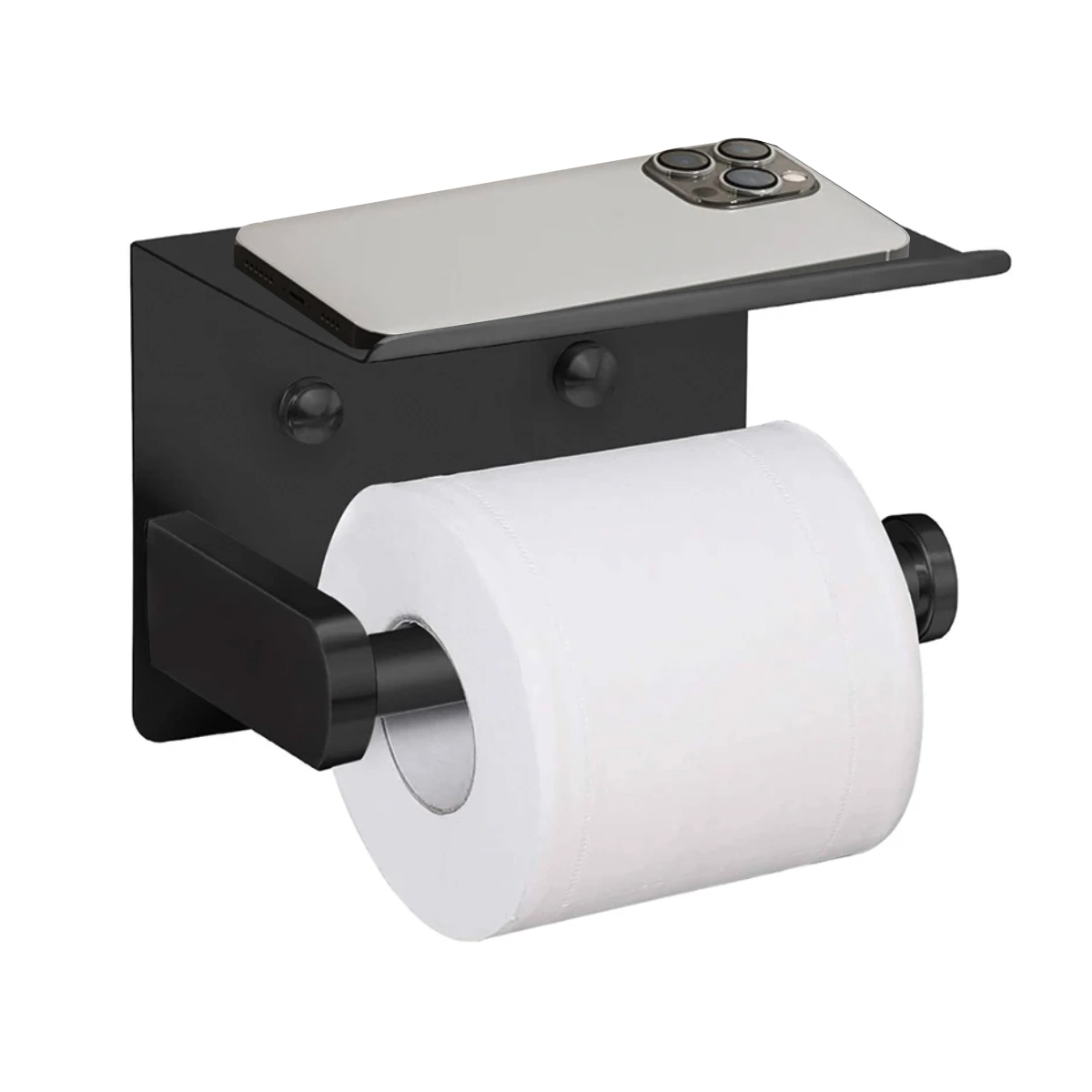 Suporte Embralumi Porta Papel Higiênico C/ Base Para Celular