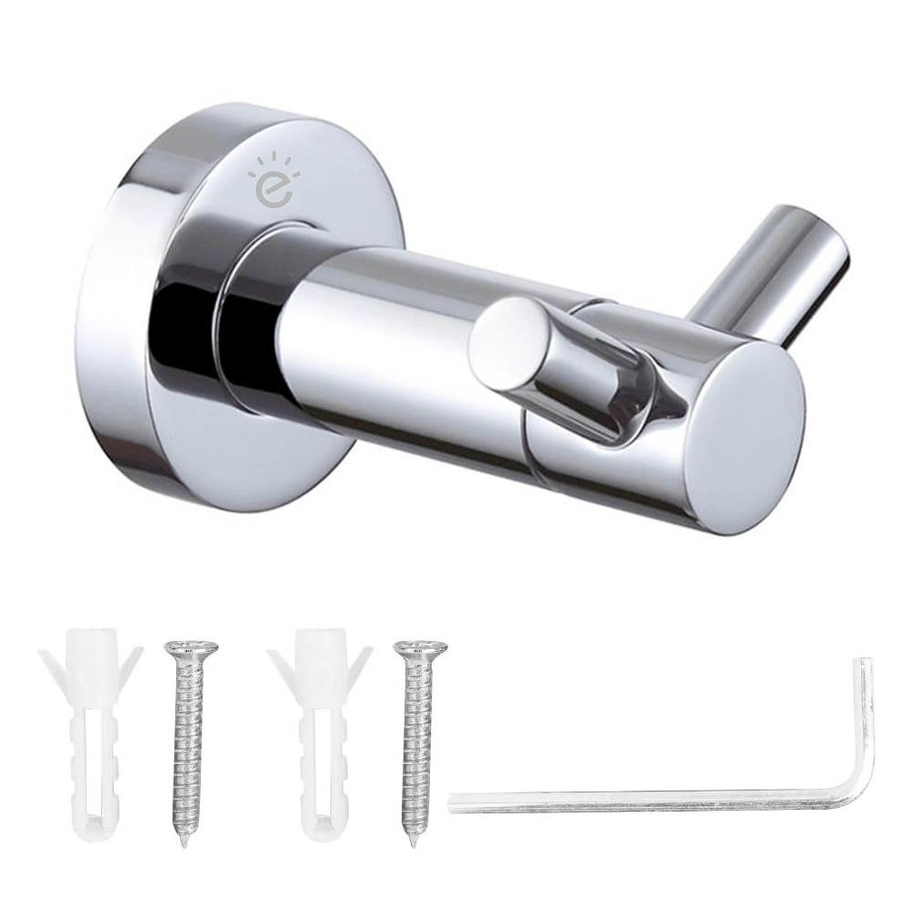 Suporte Embralumi Porta Toalheiro Gancho Roupa Aço Inox