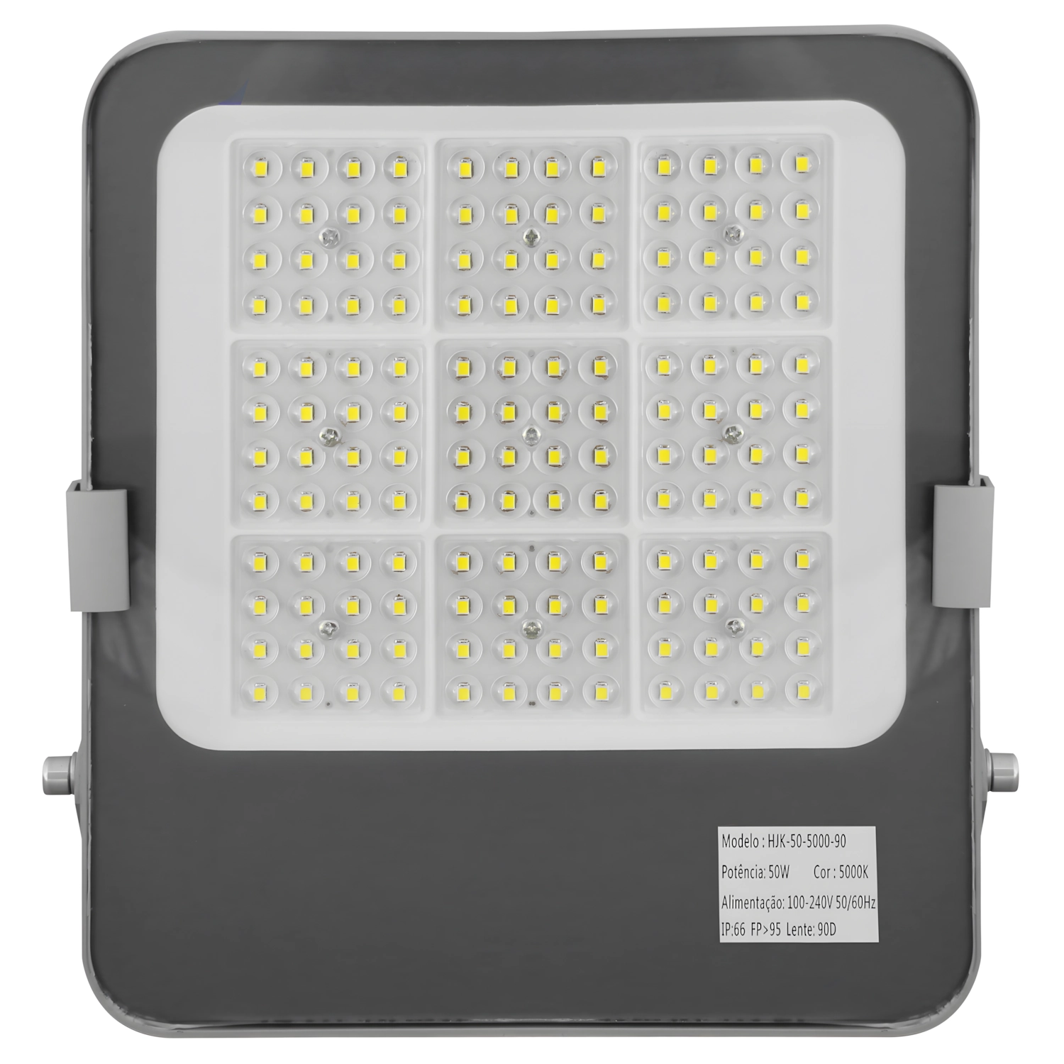 Refletor Led 50w 5000k Modular Ip66 6250lm 3 Anos Garantia