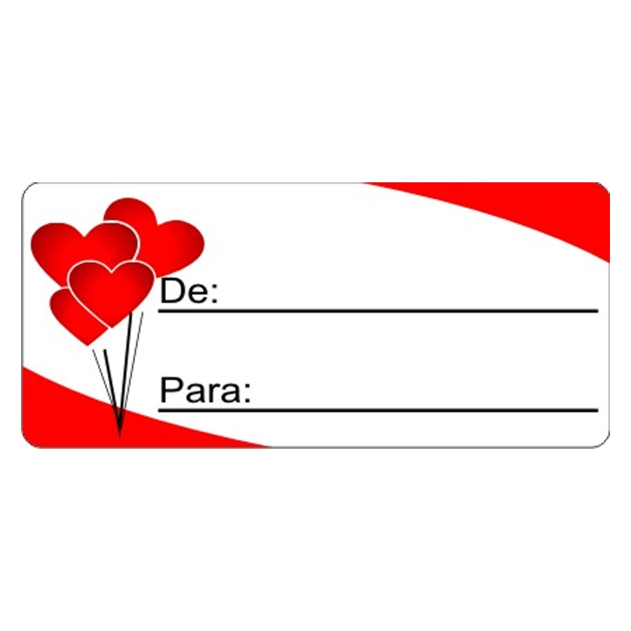 Etiqueta De/para De Corações D6 Hiper 100un