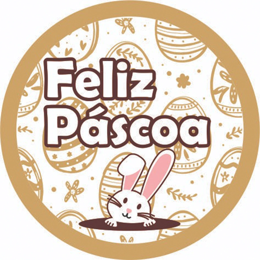 Etiq Pascoa Coelho Toca 2552 Hiper Embalagens