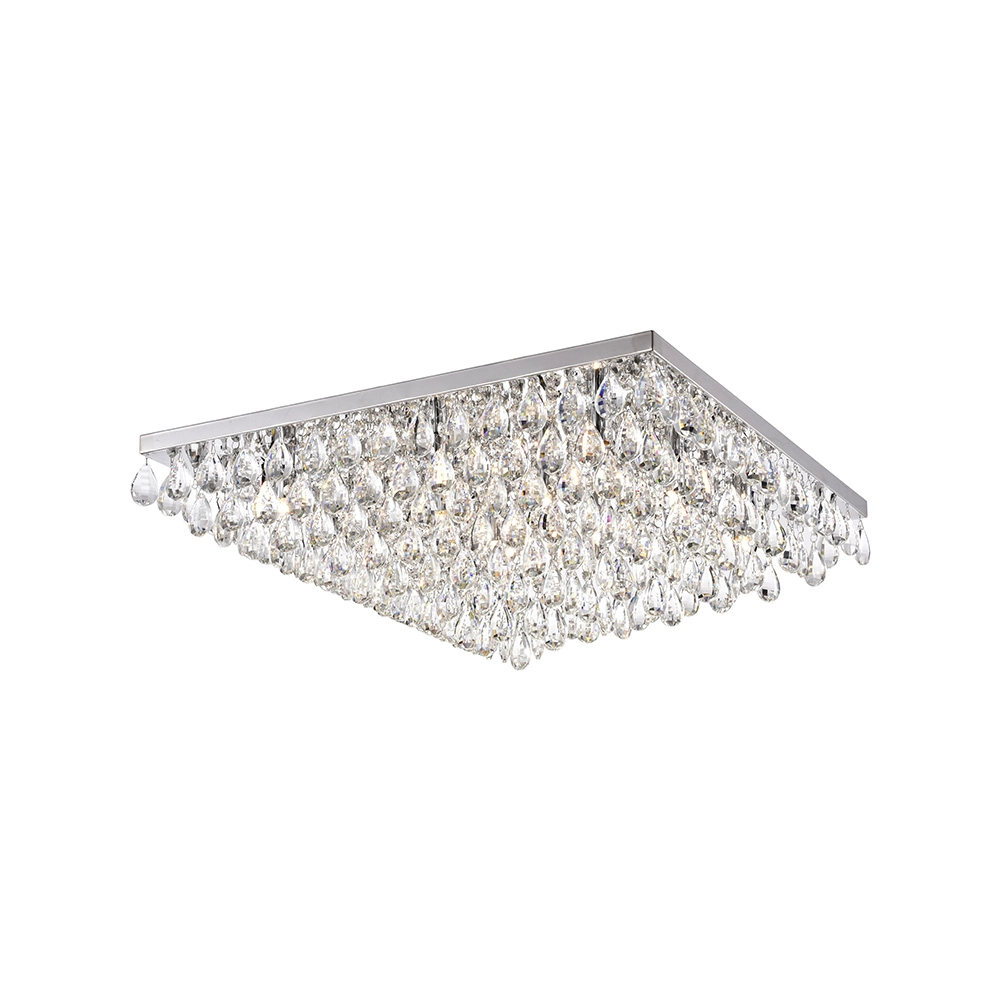Plafon Skylight Grape 3026 Transparente G9 Bivolt Cromado/trasnparente