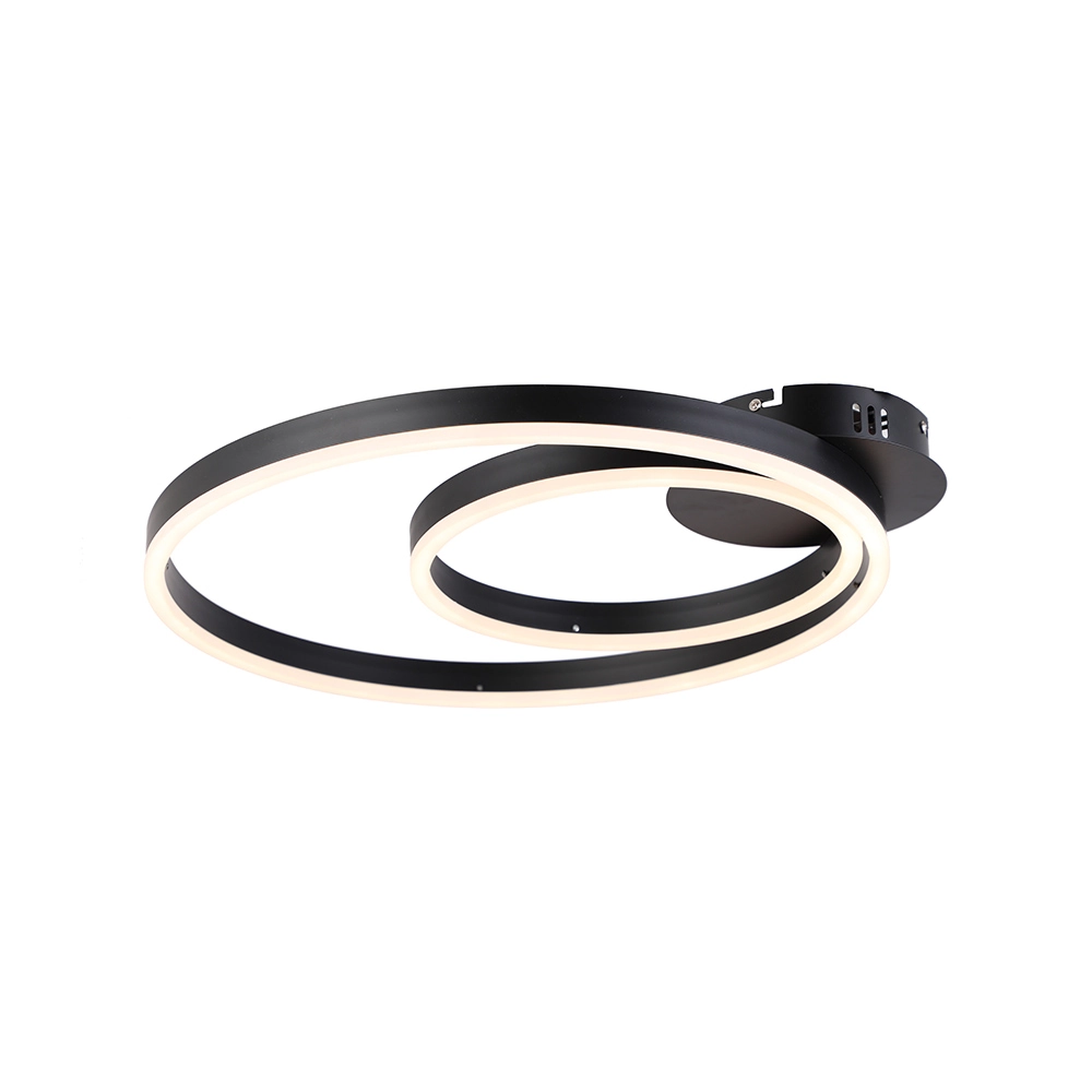 Plafon Skylight Hypnosis 3077 Led Bivolt Preto Sky
