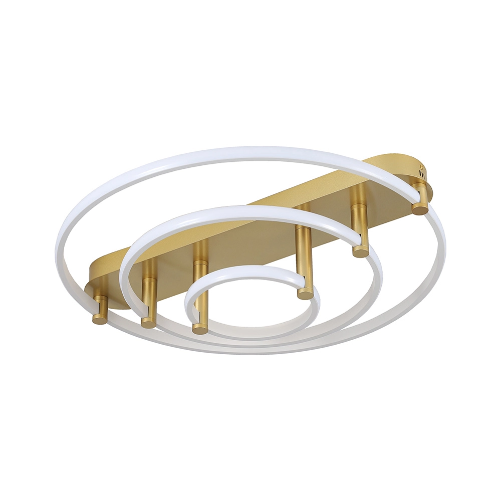 Plafon Skylight Listo 3106m Led Bivolt Branco/dourado