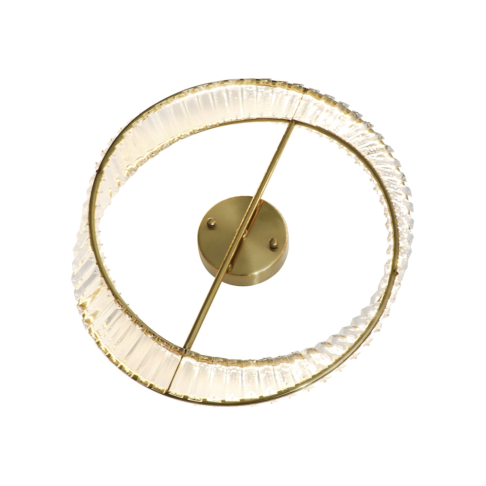 Plafon Skylight Domino 4021 Dourado Led 60cm Bivolt Dourado/transparente Sky-4021