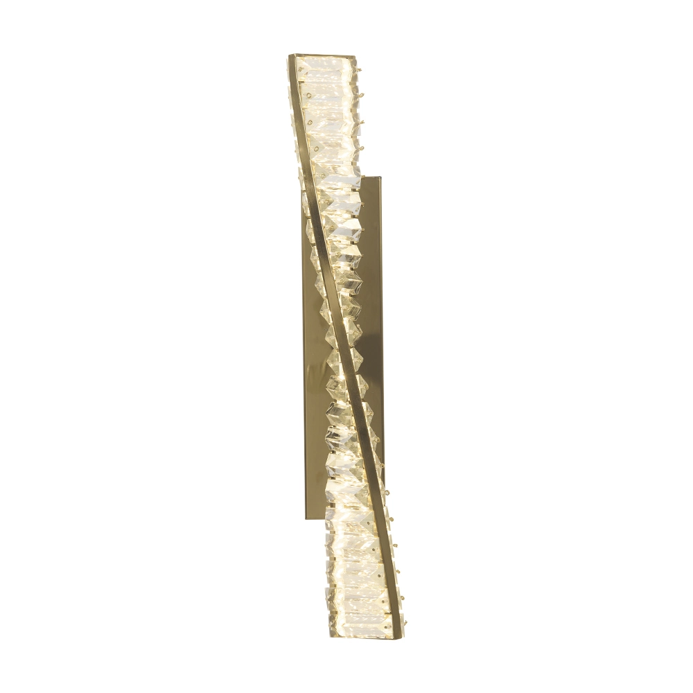 Arandela Skylight Dna 3078 Led Bivolt Dourado/translucido