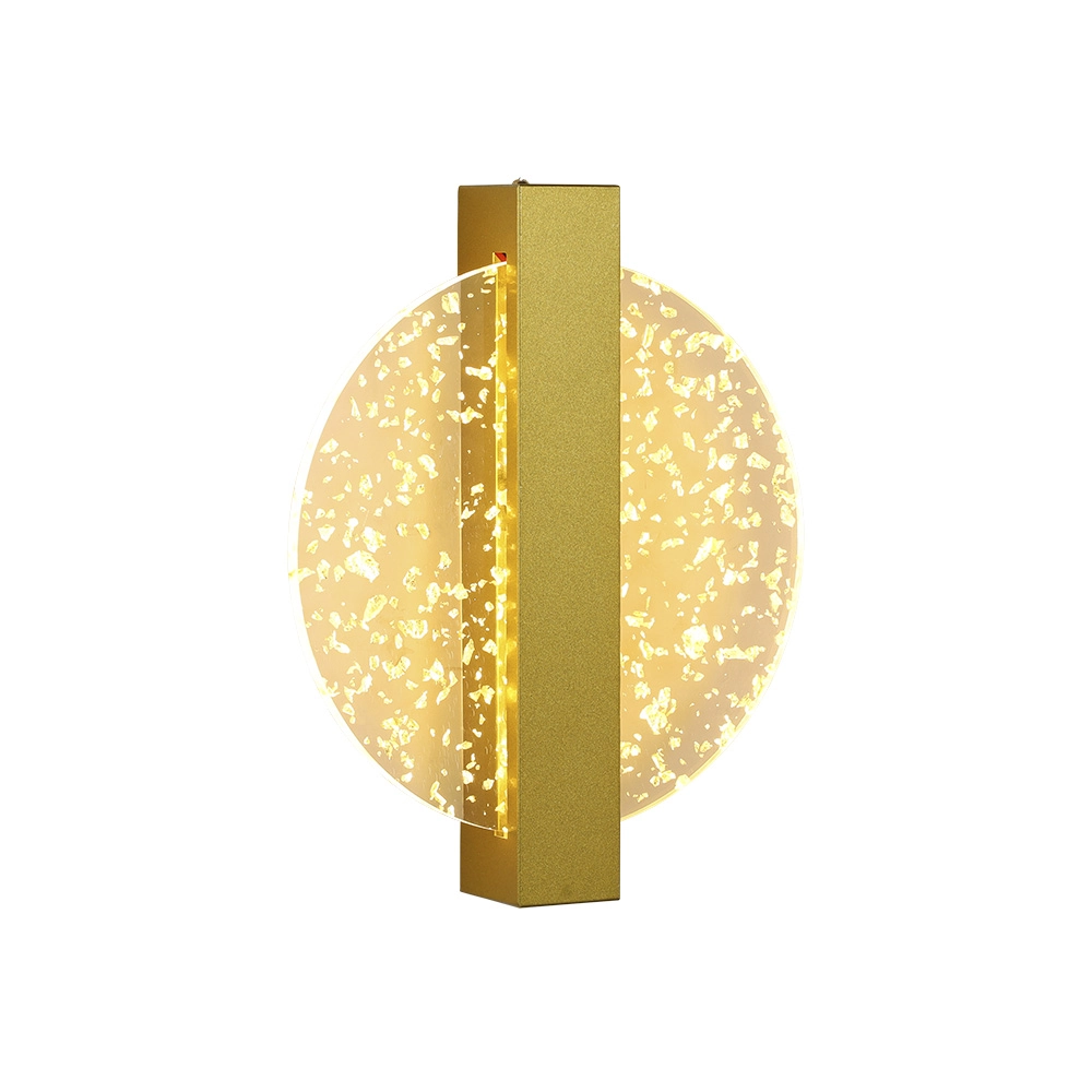 Arandela Skylight Cross 3113 Led Bivolt Dourado / Transparente