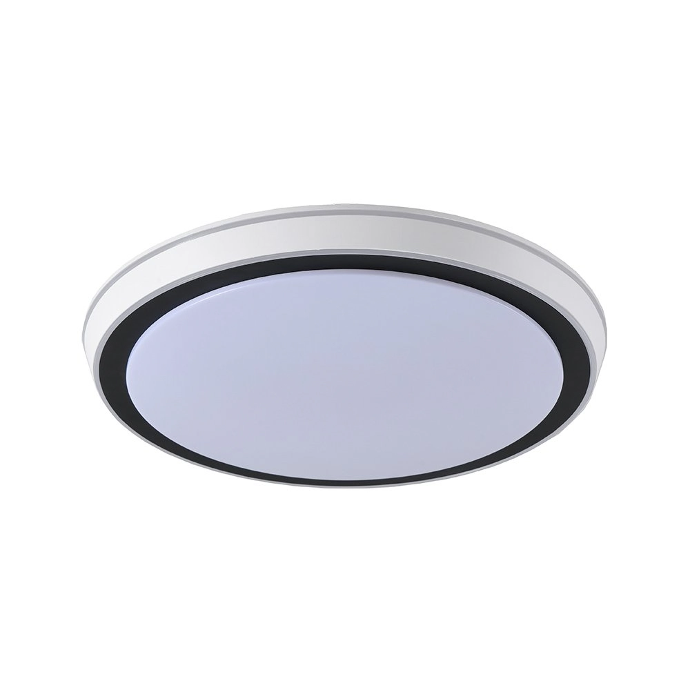 Plafon Skylight Ox 4078r5 50 Led Bivolt Branco / Preto