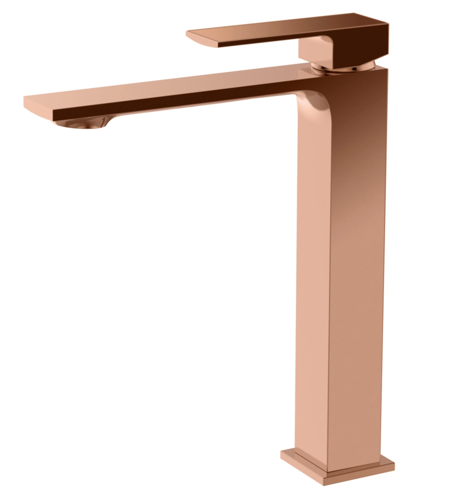 Misturador Monocomando P/ Lavatorio Bica Alta Rose Gold Lexxa