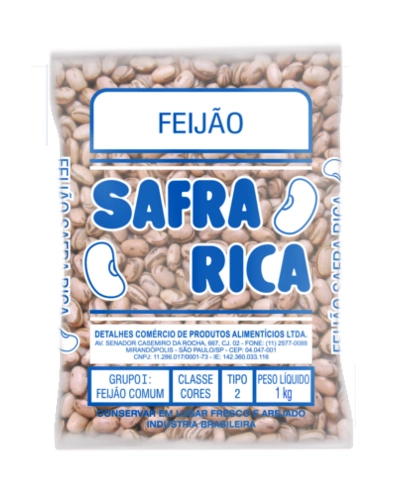 Feijão Safra Rica Carioca Tipo 2 1kg