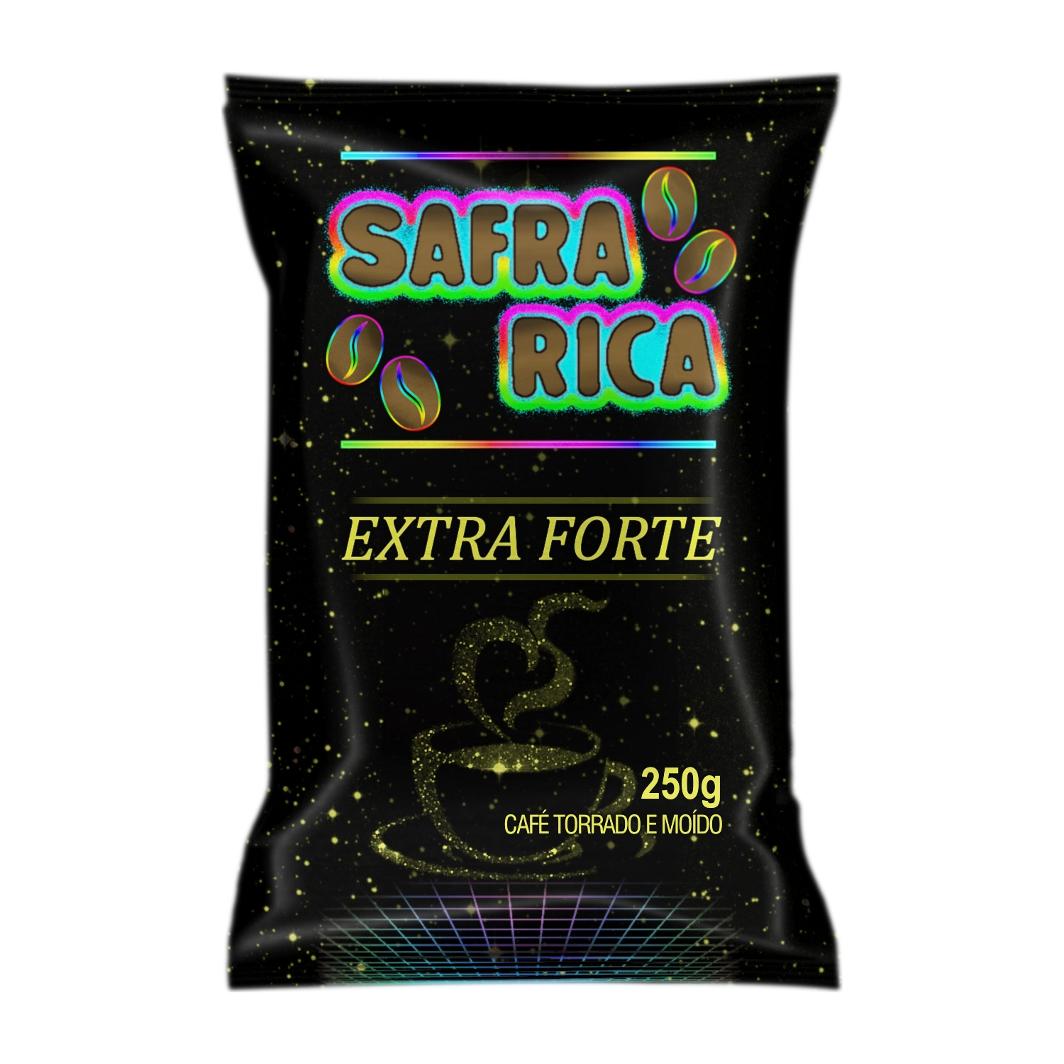 Café Torrado E Moído Safra Rica Extra Forte Almofada 250g