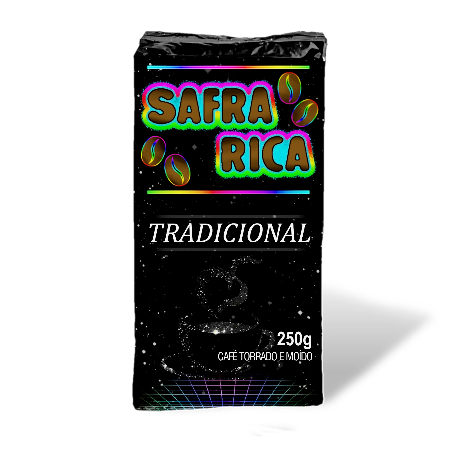 Café Torrado E Moído Safra Rica Tradicional Vácuo 250g