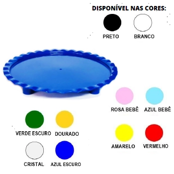 Tabuleiro Medio Dourado 28x3,5cm Ngb
