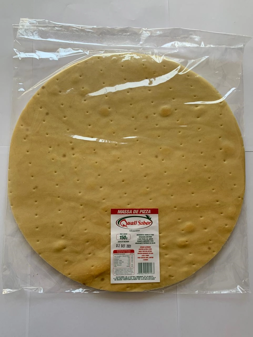 Massa Pizza Qualy Sabor Estrela Manha 150g