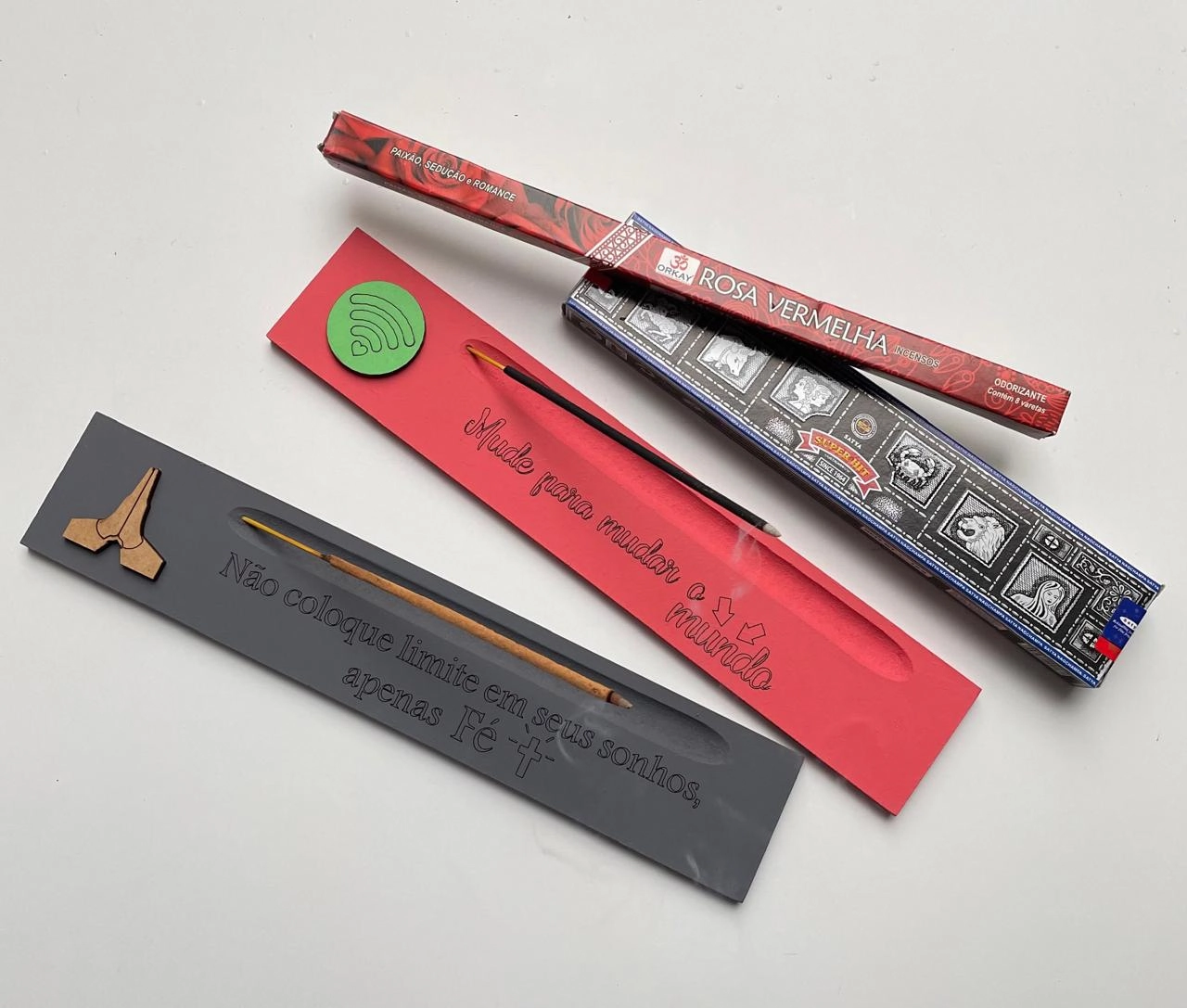 Porta Incenso Gravado A Laser Apliques 205 Mdf Artes