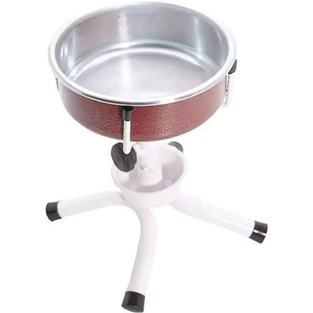 Comedouro Único Antiformiga Ajustável Grande 3,6L (Vermelho) - NF Pet