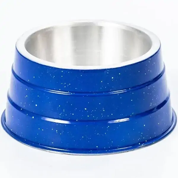 Comedouro Aluminio Leve Mini Azul