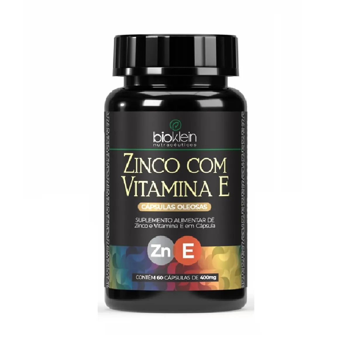 ZINCO COM VITAMINA E 400mg 60 CAPSULAS BIOKLEIN