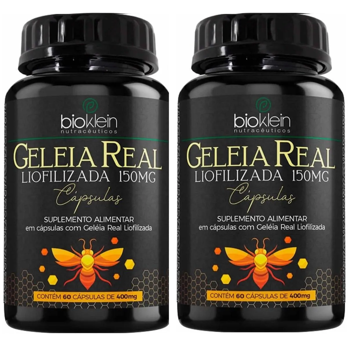 GELEIA REAL LIOFILIZADA 400mg 60 Caps Bioklein
