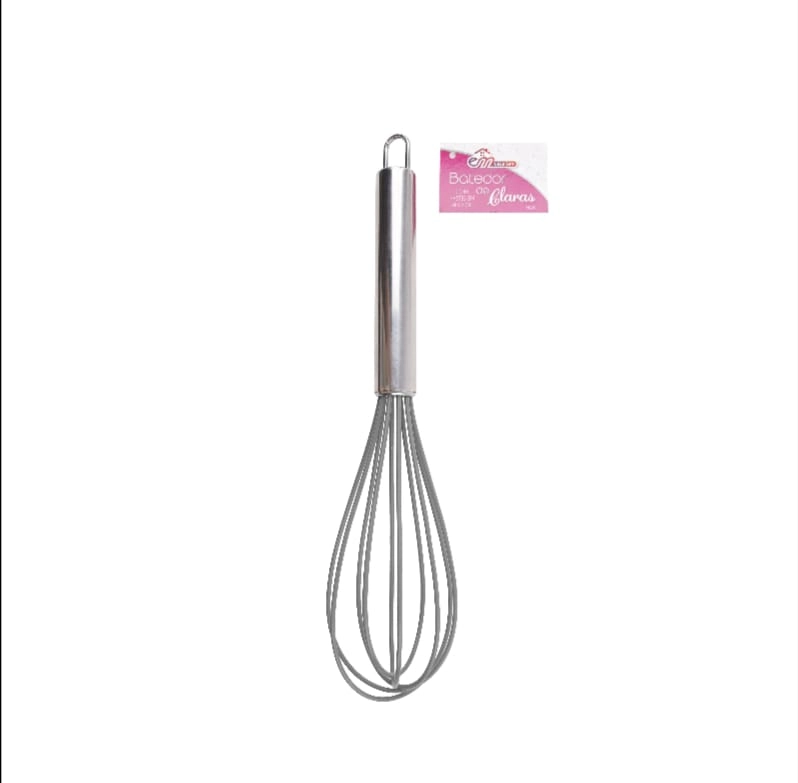 Batedor Claras Inox Hastes Silic 30cm Cinza 13943 Inga