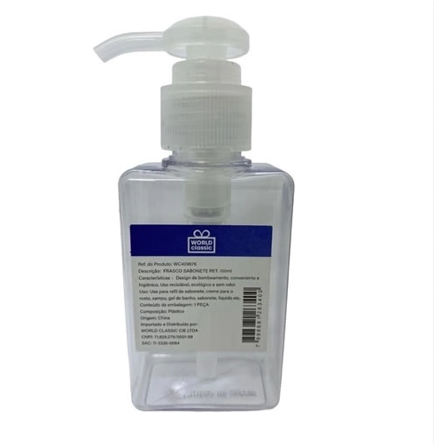 Porta Sabonete Liquido Ret. 100ml Ref.wc409676