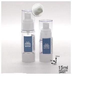 Frasco C/tampa Spray Air Less Viagem 15ml Wc409672