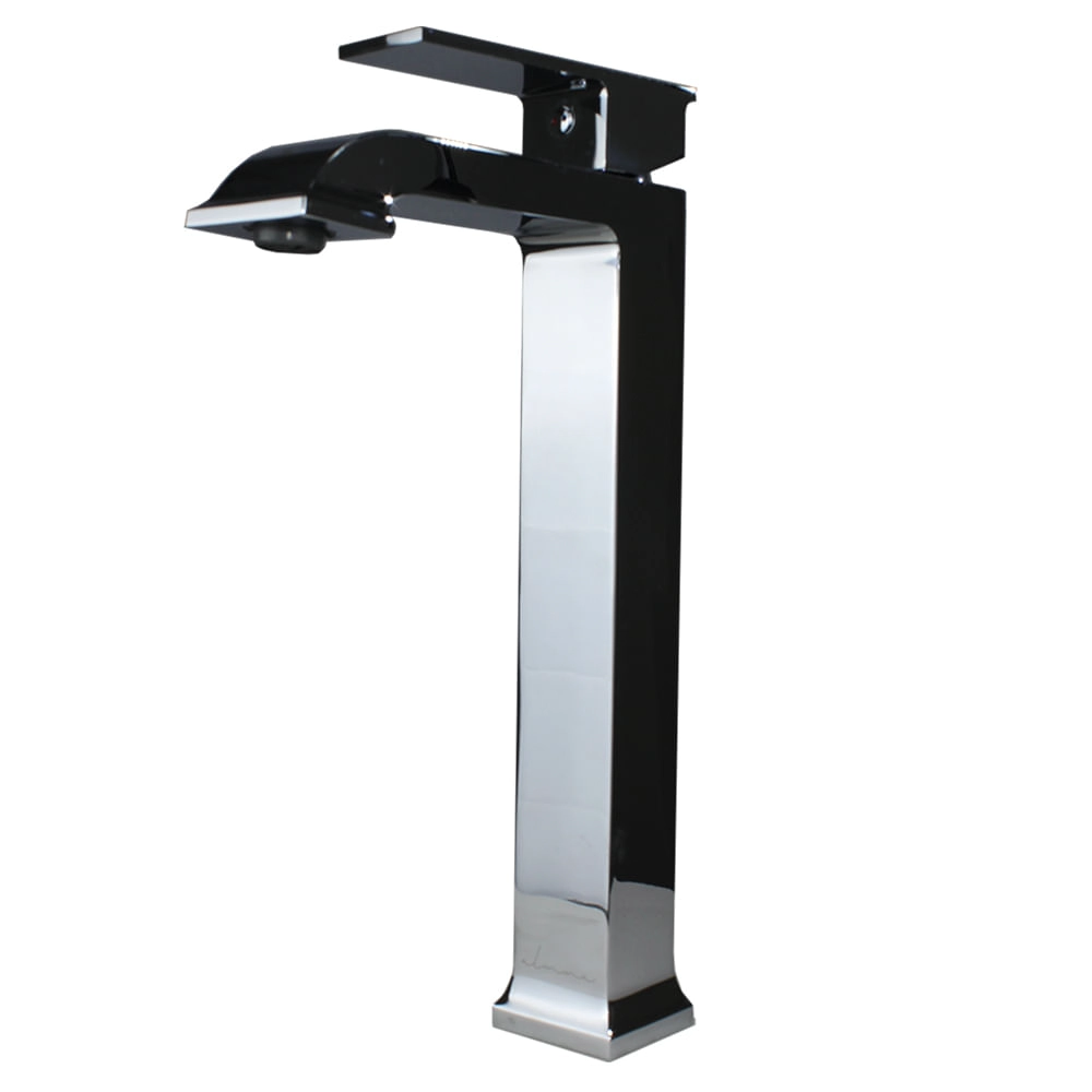 Misturador Monocomando Lavatório Bica Alta Mondrian Chrome - 00013