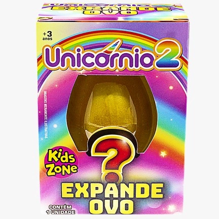 Brinquedo Expande Ovo Unicórnio 2 Kids Zone