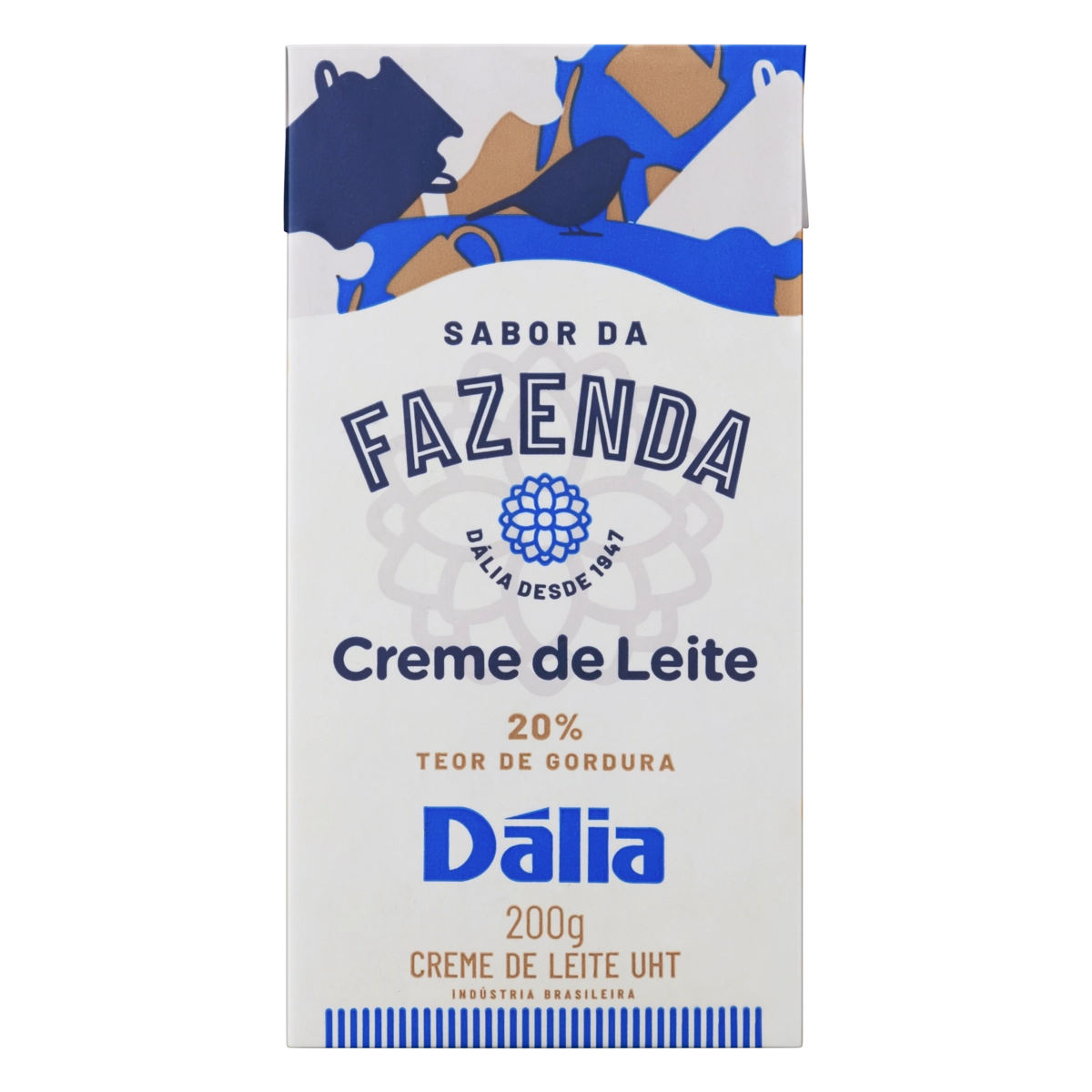 Creme de Leite UHT Dália Sabor da Fazenda Caixa 200g