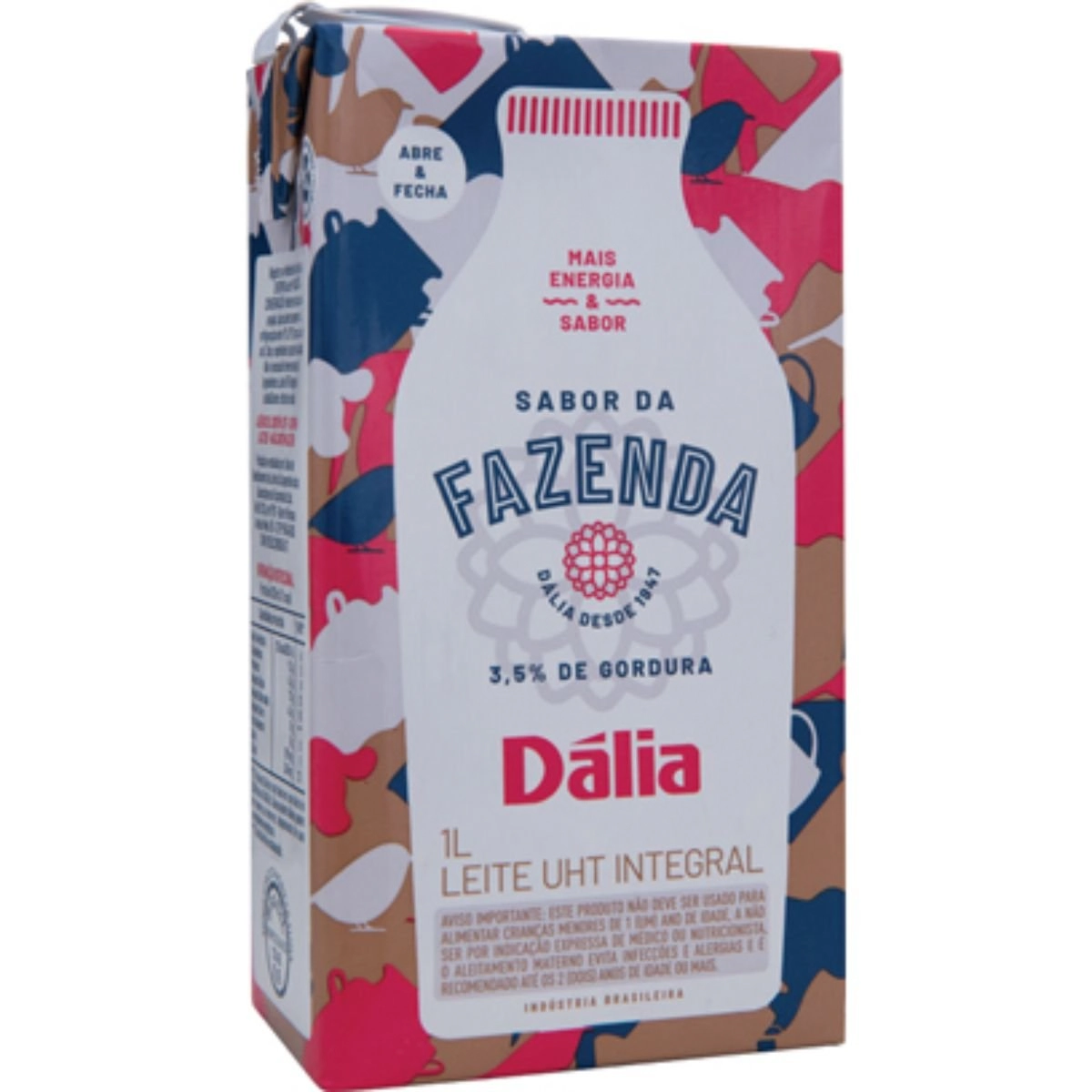 Leite UHT Integral DÁLIA 1 Litro
